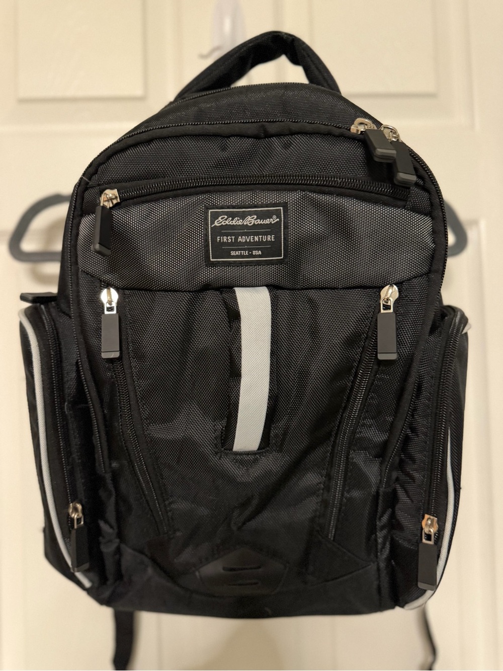 Eddie Bauer First Adventure Diaper Bag Backpack | Black